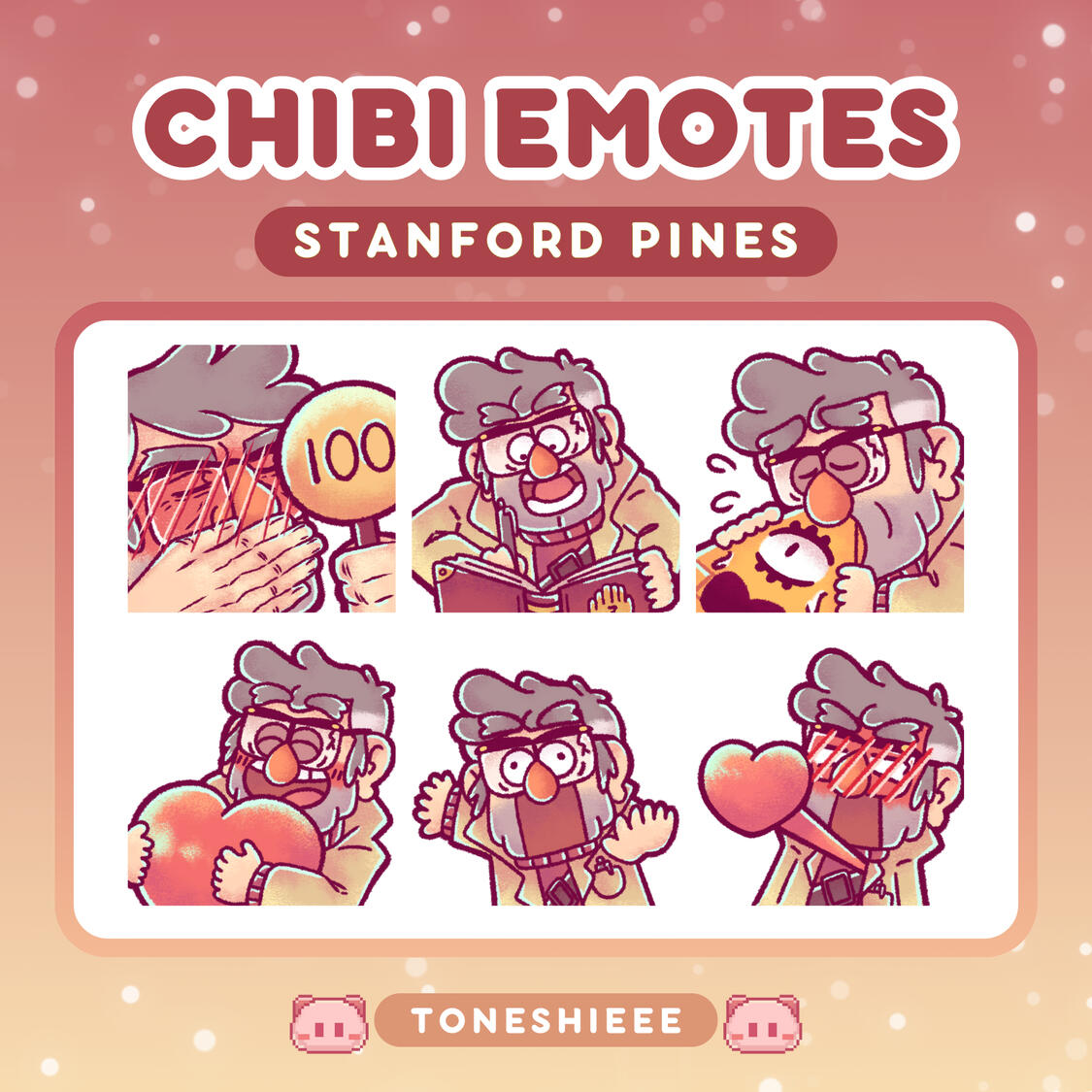 STANFORD PINES STATIC EMOTES