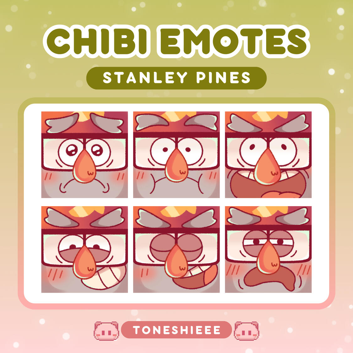 STANLEY PINES STATIC EMOTES - PACK 2