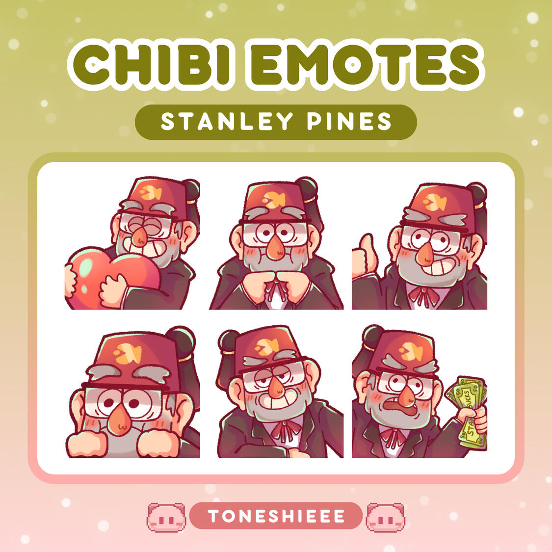 STANLEY PINES EMOTES - PACK 1