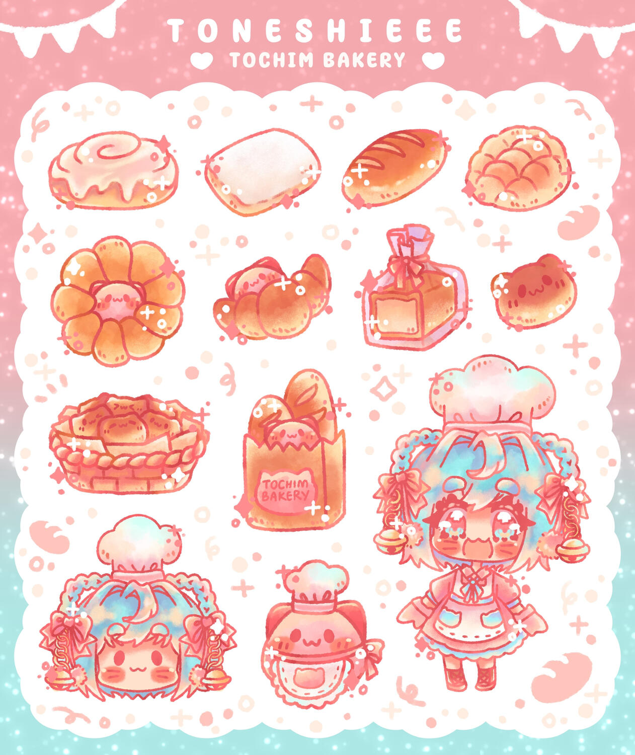 TOCHIM BAKERY STICKERS
